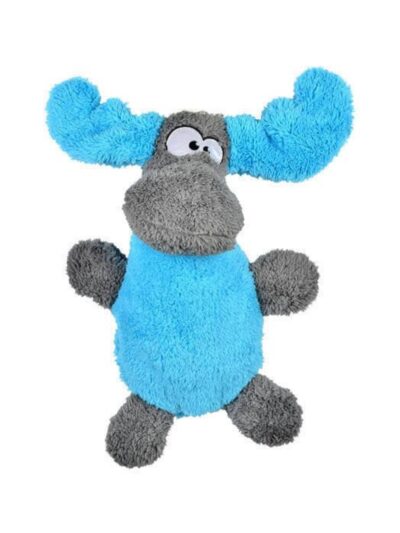 Cycle Dog Duraplush Moose Dog Toy Blue/Gray Medium