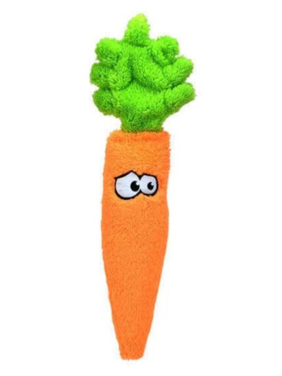 Cycle Dog Duraplush Carrot Dog Toy Ornged Medium