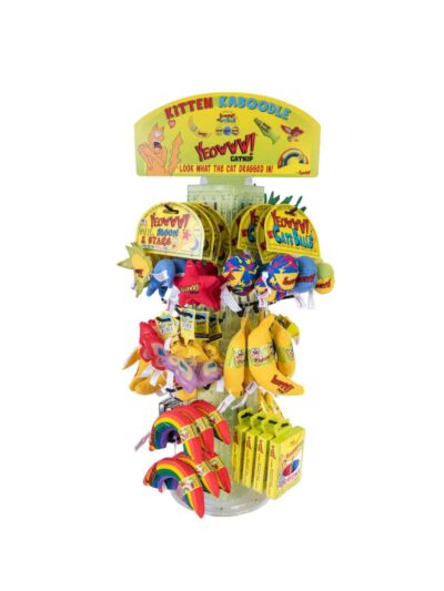 Yeowww! Kitten Kaboodle Catnip Cat Toy Counter Display 1ea/72 ct