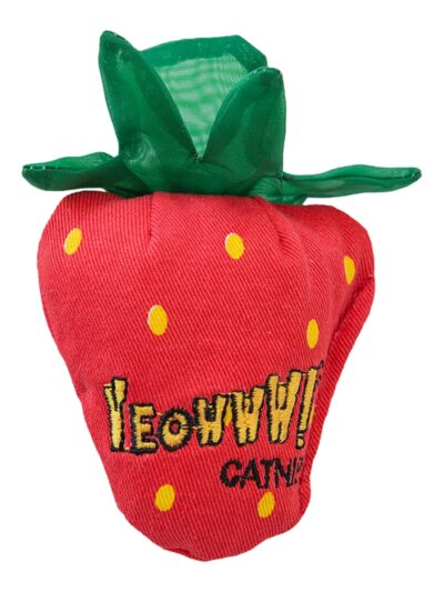 Yeowww Strawberry Catnip Cat Toy Original, Single