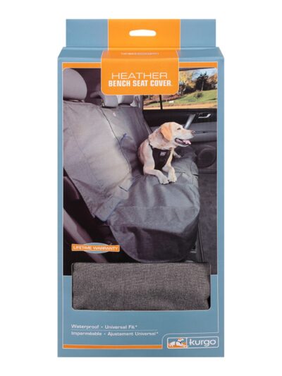 Kurgo Dog Bench Cover Heather Charcoal