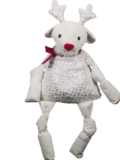 Hugglehounds Dog Xmas Sqooshie Reindeer Small