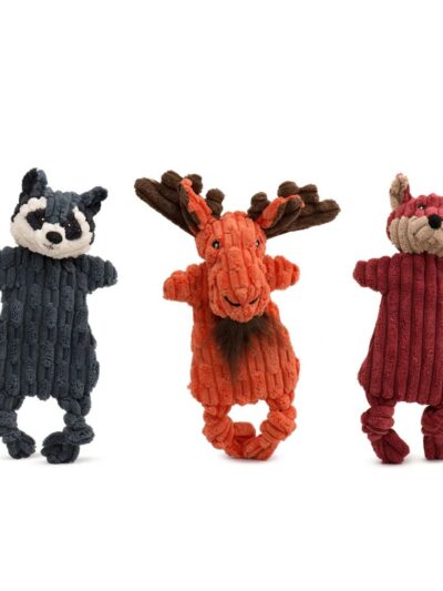 Hugglehounds Dog Huggleflatties Woodland Assortment Small 3 Pack 11 Inch