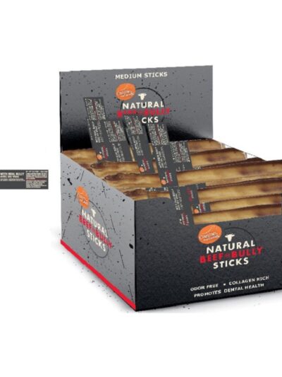 Canine Natural Beef & Bully Sticks Dog 5" 48Ct Display Box