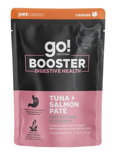 Go! Cat Booster Digestive Health Pate Tuna & Salmon 2.5oz. (Case of 24)