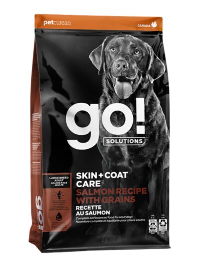 Go! Dog Skin + Coat Care Large Breed Adult Salmon 12Lb