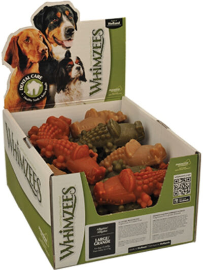Whimzees Bulk Box Alligator L 30 Count
