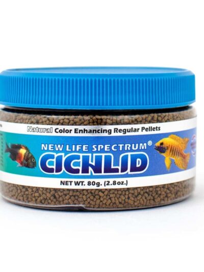 New Life Spectrum Cichlid Sinking Pellets Fish Food 1ea/2.8 oz, Regular