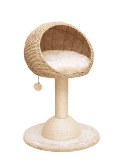PetPals Lookout Cat Perch Beige & Cream 29 in