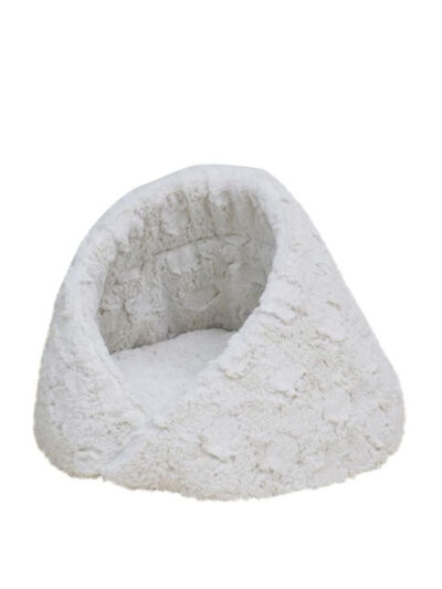 PetPals Rose Cradle Pet Bed Ivory 17.7 in