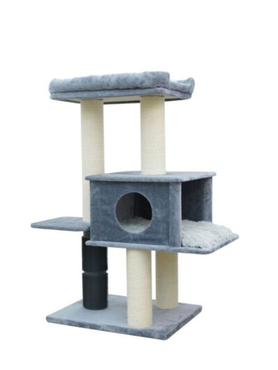 PetPals Lulu Cat Tree Blue 57 in, XL