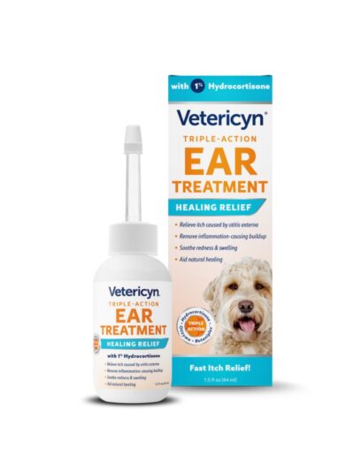 Vetericyn Triple-Action Ear Treatment Healing Relief 1ea/1.5 oz