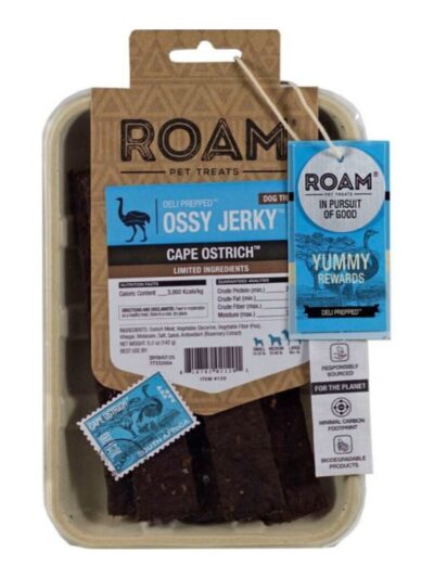 Roam Deli Prepped Ossy Jerky Ostrich 5oz.