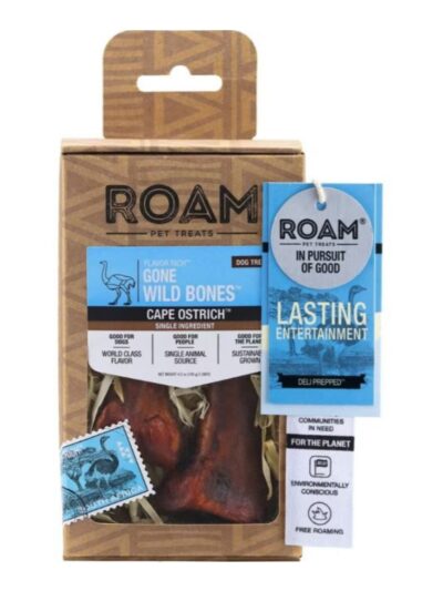 Roam Flavor Rich Gone Wild Bones Ostrich 2 Pk