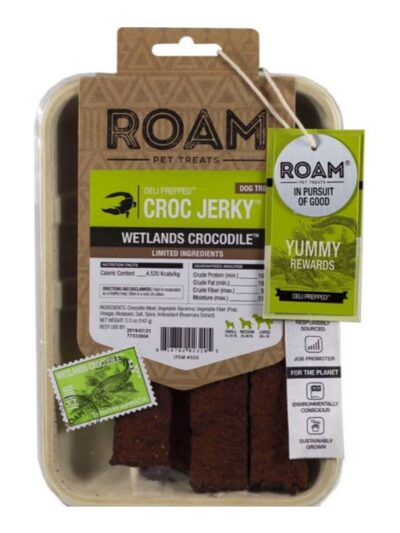 Roam Deli Prepped Croc Jerky Crocodile 5oz.