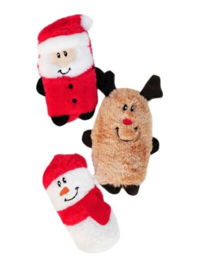 Zippypaws Holiday Buddies Assorted 3 Pk