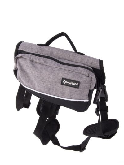 ZippyPaws Backpack For Dog Graphite, 1ea/MD