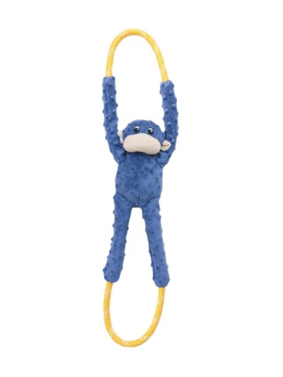 Zippypaws Ropetugz Monkey Blue Large