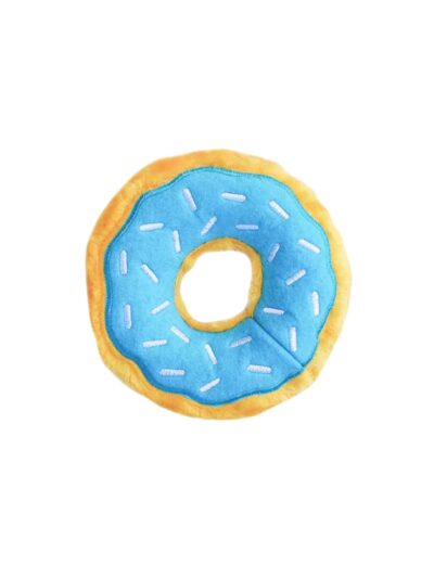 ZippyPaws Donutz Dog Toy Junior Blueberry, 1ea/SM