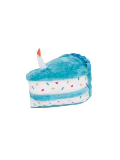 Zippypaws Birthday Cake Blue Medium