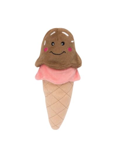 Zippypaws Nomnomz Ice Cream Brown/Pink Medium