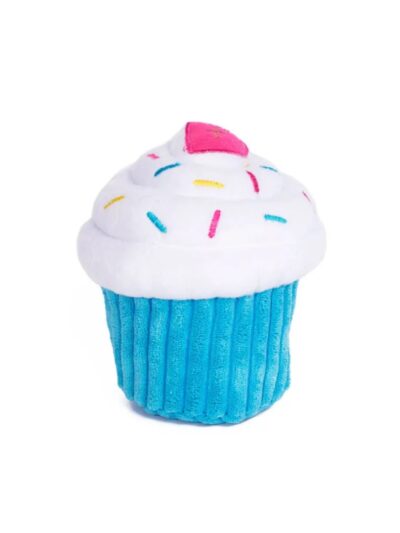 ZippyPaws Cupcake Dog Toy Blue, 1ea/MD