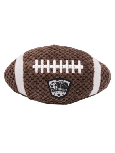 ZippyPaws SportsBallz Dog Toy Football, 1ea/MD