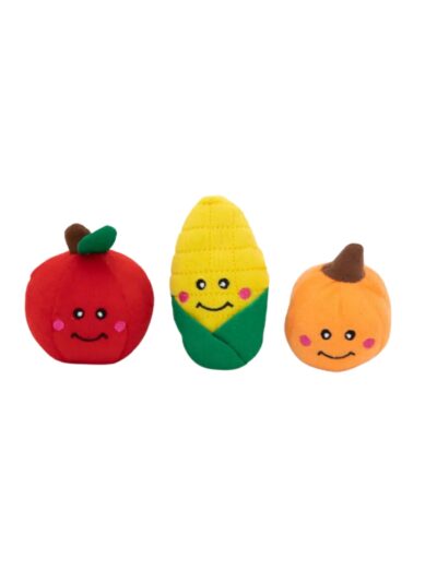 Zippypaws Fall Harvest Miniz Fall Harvest  Small-3 Pk