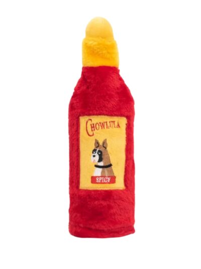 Zippypaws Crusherz Hot Sauce Chowlula Red Medium
