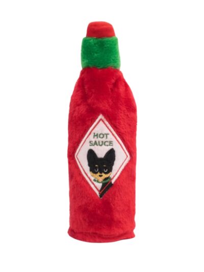 Zippypaws Crusherz Hot Sauce Pupbasco Red Medium