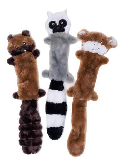 Zippypaws Skinny Peltz Jungle Mix Assorted Large - 3 Pk