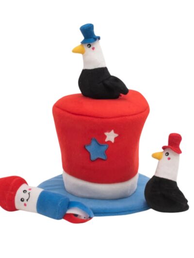 Zippypaws Burrow Americana Top Hat Multi Large