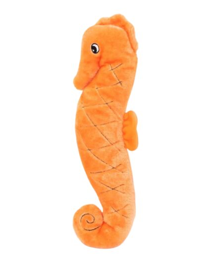 Zippypaws Jigglerz Seahorse Orange Large