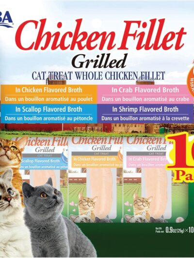 Inaba Chicken Fillet Grilled Variety Pack Assorted .9oz. 10 Pk