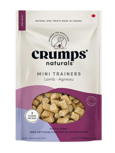 Crumps Naturals Dog 4.6oz. Mini Trainers Semi-Moist Lamb