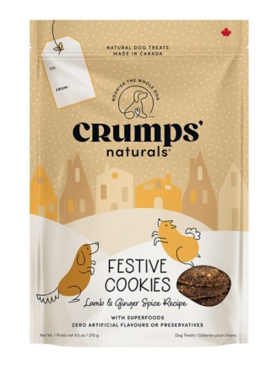 Crumps Dog 9.5oz. Festive Cookies Lamb Ginger