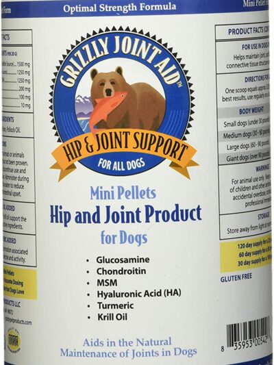 Grizzly Pet Dog/Cat Pcr Joint Aid Pellet 20oz.