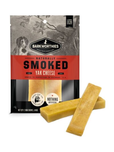 Barkworthies Smoked Yak Cheese Dog Treat 20ea/LG
