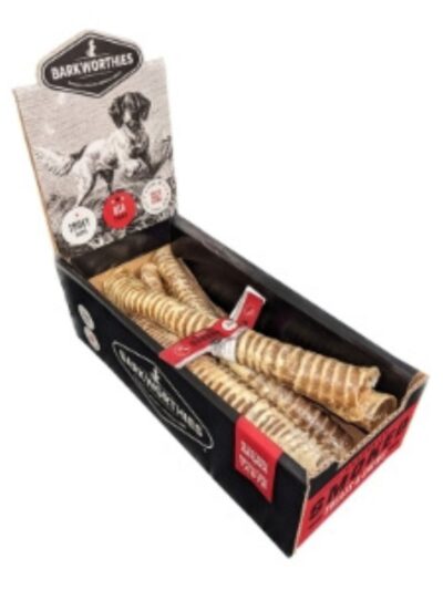 Barkworthies Smoked Trachea Dog Treat 6ea/1012 in