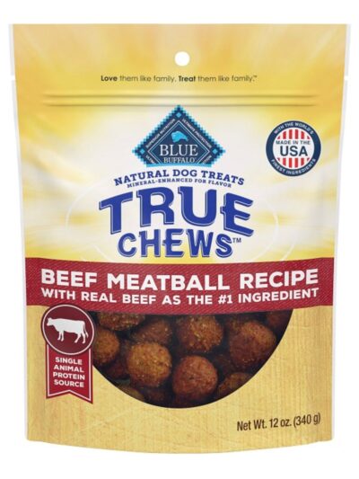 Blue Buffalo True Chews 12oz. Meatball Beef
