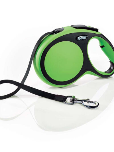 Flexi New Comfort Retractable Tape Dog Leash Green 1ea/26 ft, LG, Up To 110 lb