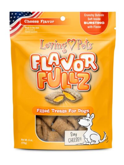 Loving Pets Flavorfullz Filled Dog Treats Cheese, 1ea/6 oz
