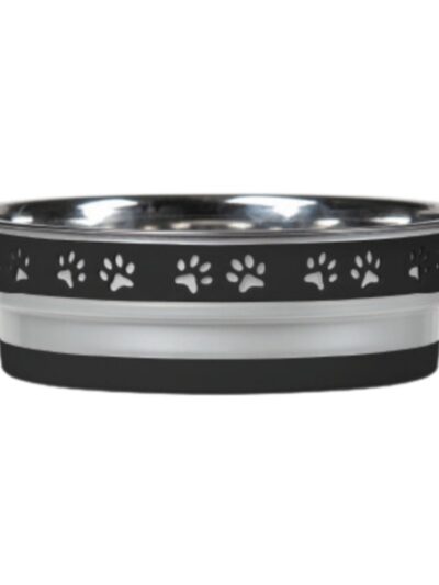 Loving Pets Corsa Pet Bowl Stealth Black, 1ea/MD