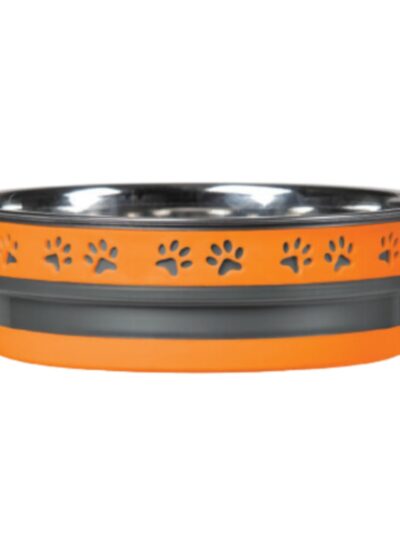 Loving Pets Corsa Pet Bowl Inferno Orange, 1ea/MD