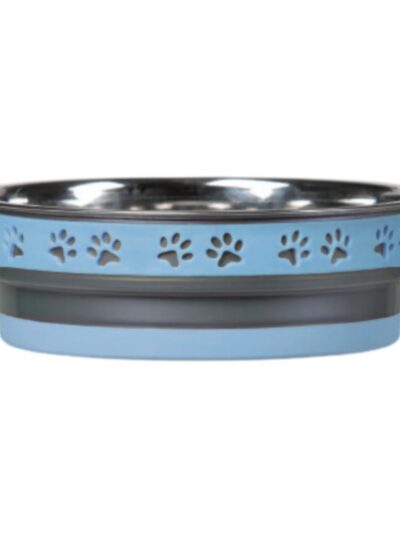 Loving Pets Corsa Pet Bowl Rapid Blue, 1ea/LG