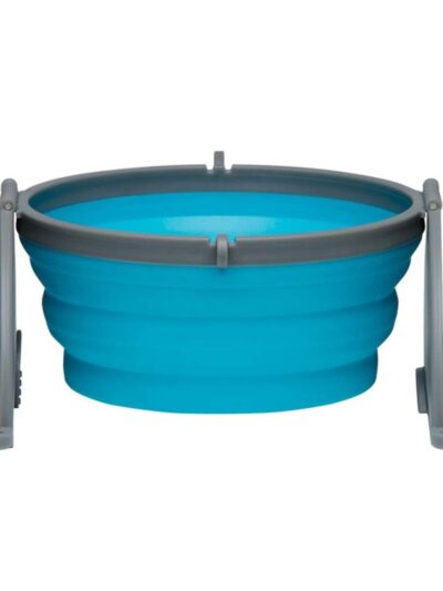 Loving Pets Travel Dog Bowl Blue, 1ea/MD