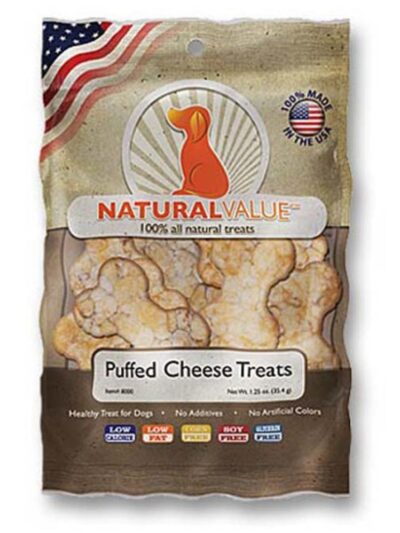 Loving Pets Natural Value Puffed Chips Dog Treats Cheese 1ea/1.25 oz