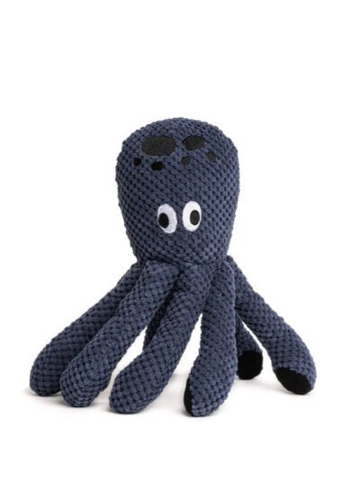 Fabdog Dog Floppy Octopus Blue Small