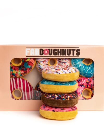 Fabdog Dog Box Of Doughnuts 6 Pack