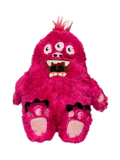 Fabdog Dog Fluffy Monster Pink Large